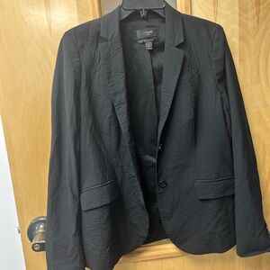 J. Crew Classic Bi Stretch Black Jacket size 10
